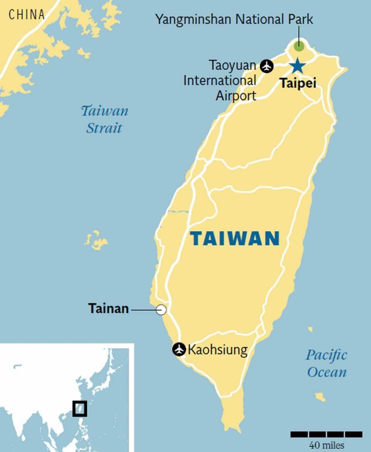 Тайвань tainan газрын зураг