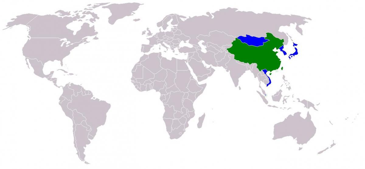 Тайвань газрын зургийг бнхау-ын хувилбар