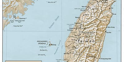 Зураг Тайвань байр зүйн